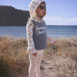 Peach Stripe Leggings