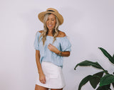Boho Top - Blue
