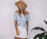 Boho Top - Blue