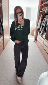 GIRL CLUB Crew - Green