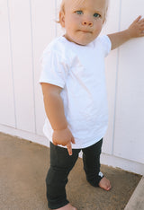 Kids Staple White Tee