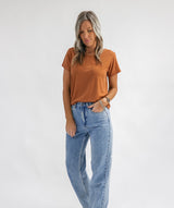 Basic Tee - Ginger nut