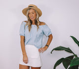 Boho Top - Blue