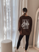 GIRL CLUB Crew - Chocolate