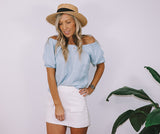 Boho Top - Blue