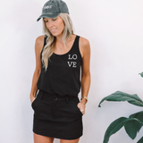 LKW Love Singlet Black