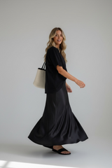 Oversized Black Tee