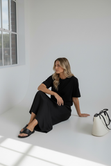 Oversized Black Tee