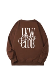 GIRL CLUB Crew - Chocolate
