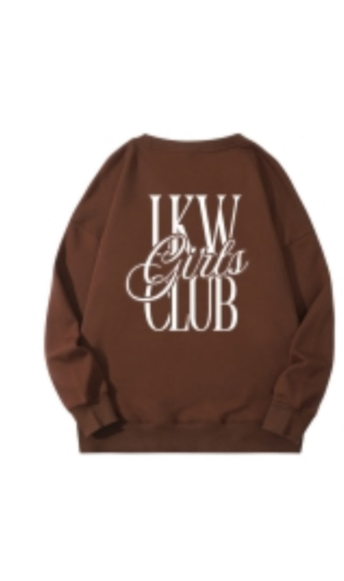 GIRL CLUB Crew - Chocolate