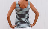 LOVE Stripe Singlet