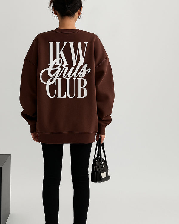 GIRL CLUB Crew - Chocolate