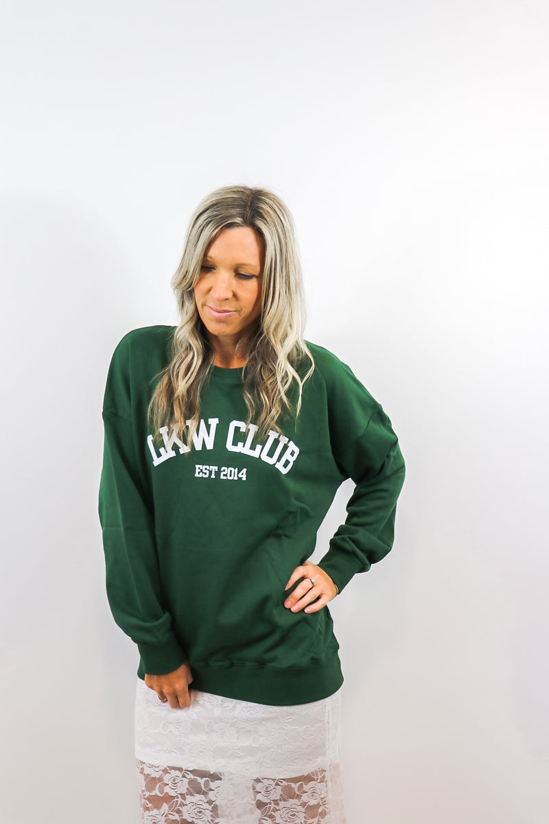 GIRL CLUB Crew - Green