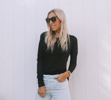 Original Basic Black Tee - Long Sleeve