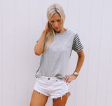 LOVE Stripe Tee