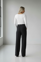 Basic Scoop Long Sleeve Top