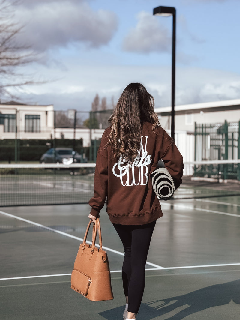 GIRL CLUB Crew - Chocolate