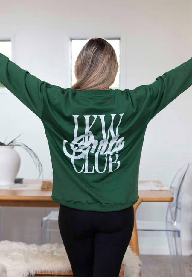 GIRL CLUB Crew - Green