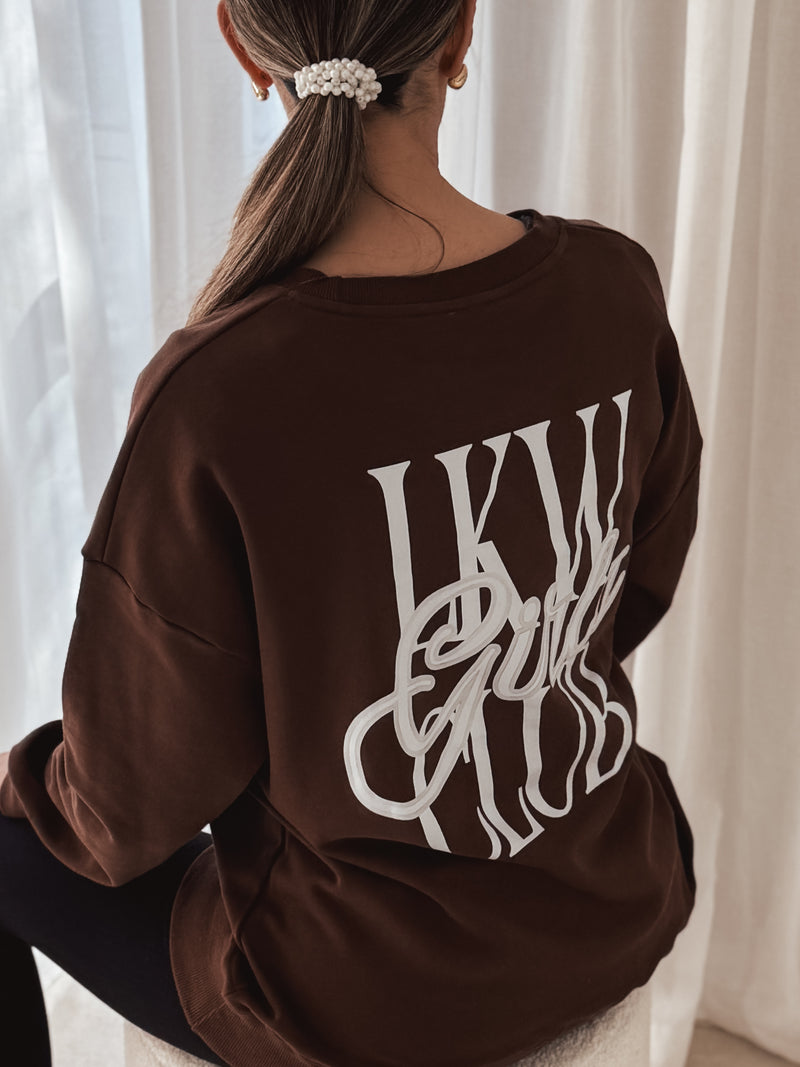 GIRL CLUB Crew - Chocolate