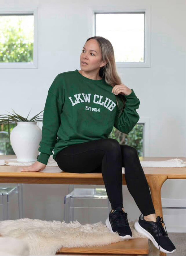 GIRL CLUB Crew - Green