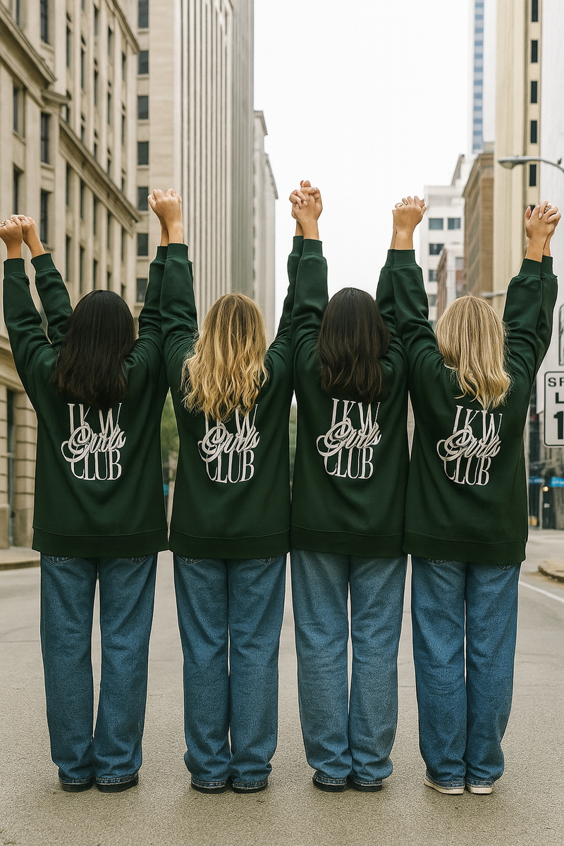 GIRL CLUB Crew - Green