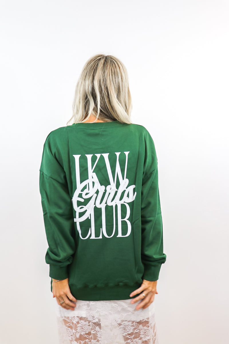 GIRL CLUB Crew - Green