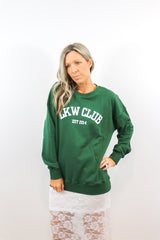 GIRL CLUB Crew - Green