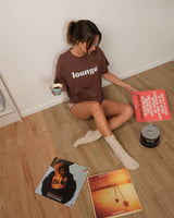 Lounge Tee  Chocolate