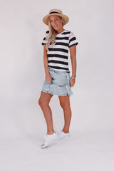 Sabelle Tee - Navy