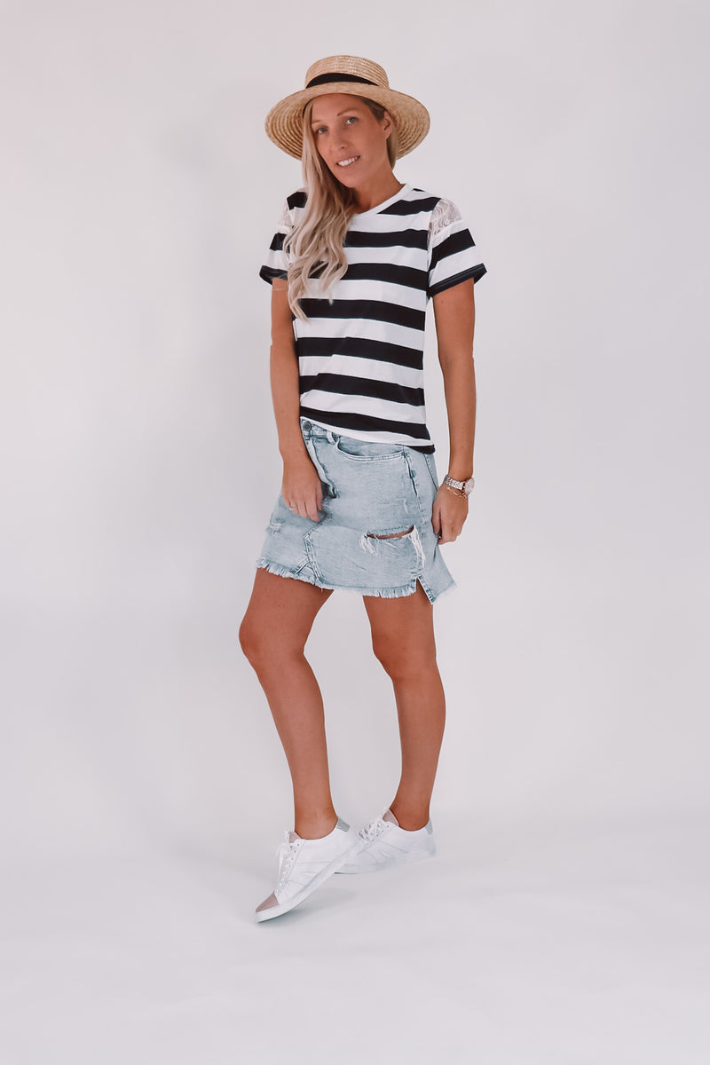 Sabelle Tee - Navy