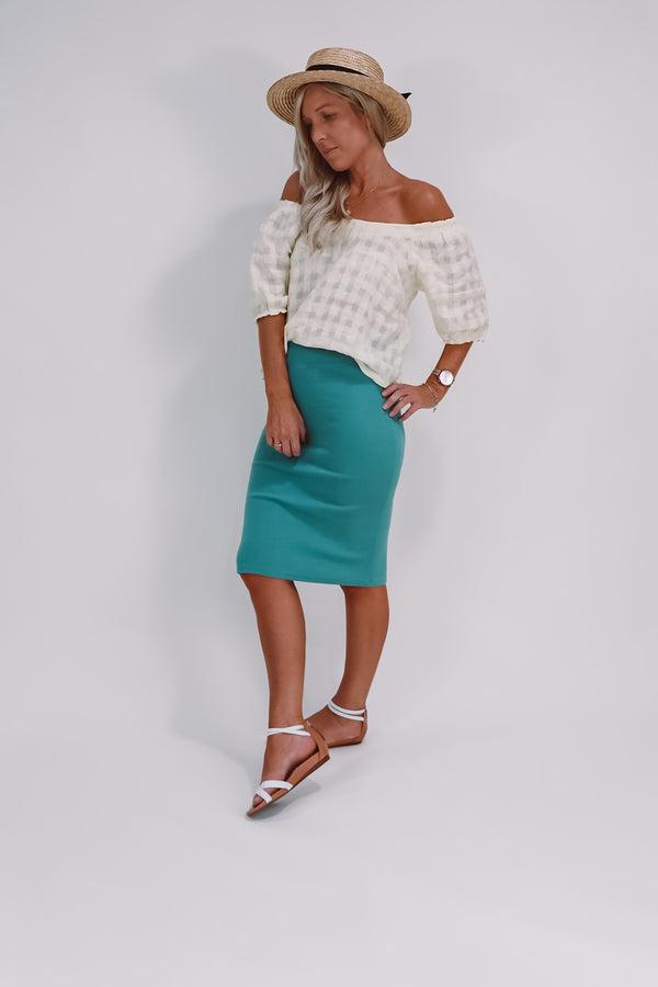 Lemon Linen Top