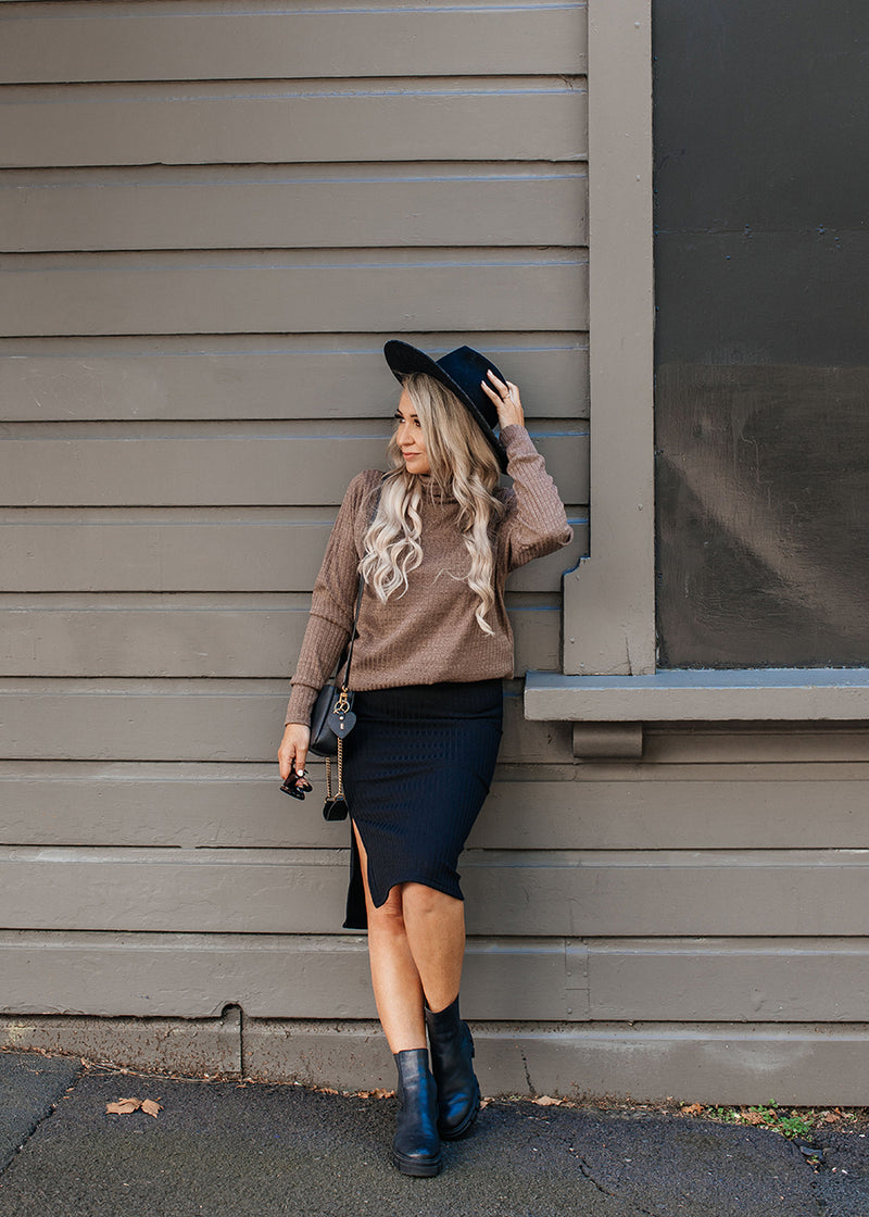 New York Knit Jumper - Cocoa