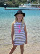 Kids LKW Anchor Dress - Grey